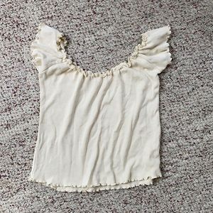 Brandy ruffled top
